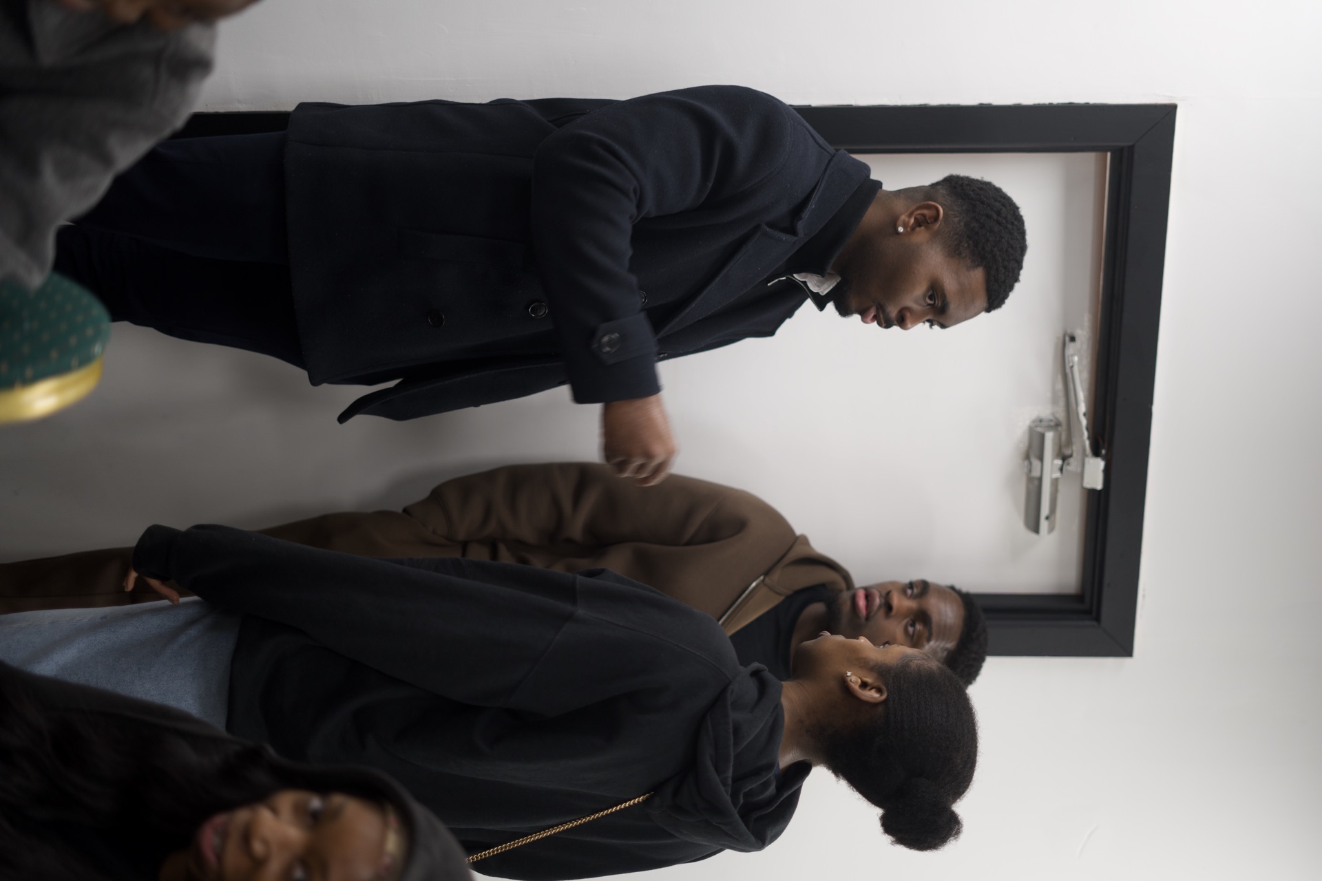 People in conversation and fellowship